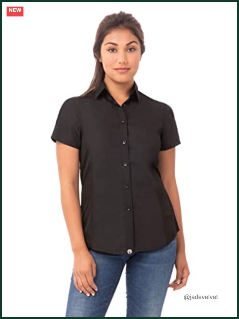Chef Works Women's Cool Vent Cook Shirt - Tailored Fit, Polycotton